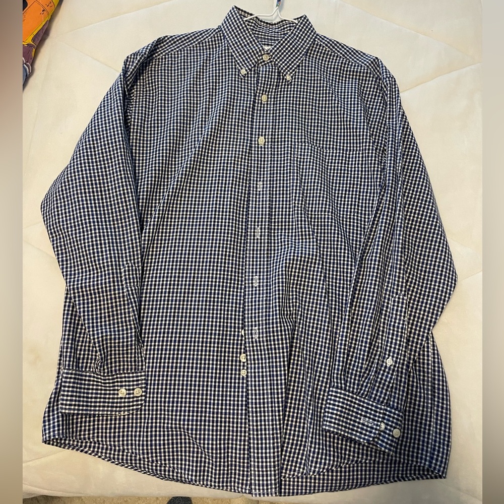 Brooks Brothers blue/navy button down